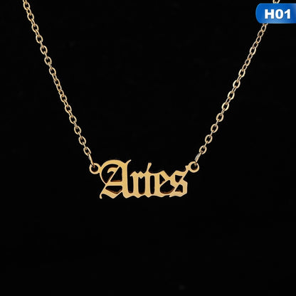 Collier Lettre Constellation