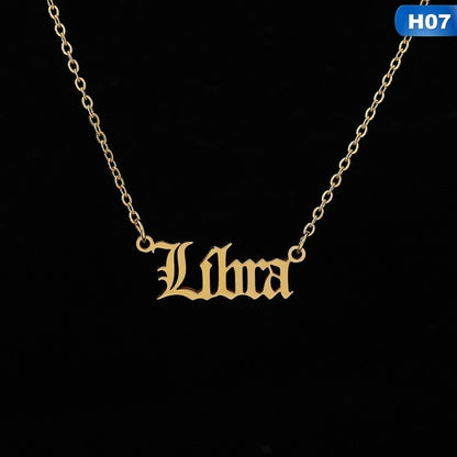 Collier Lettre Constellation