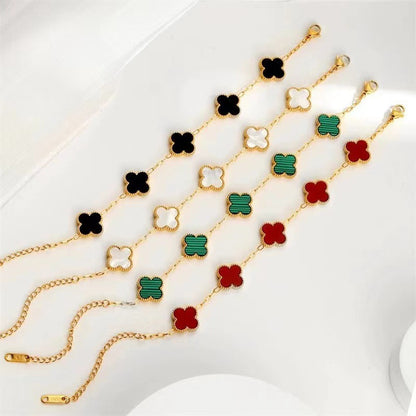 Four leaf 18k gold Bracelet