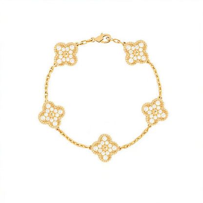 Four leaf 18k gold Bracelet