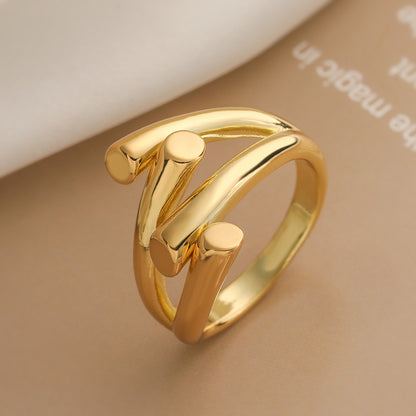 Bague à brillance irrégulière
