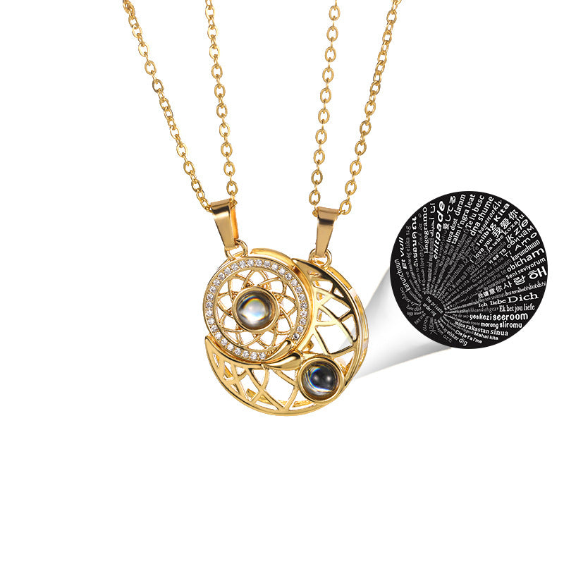SolarLunar Couple Necklace