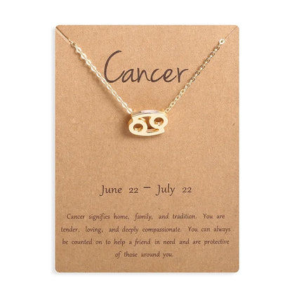 Collier signe du zodiaque