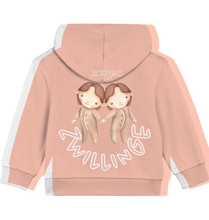 Sweat à capuche zippé Little Twins