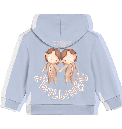 Sweat à capuche zippé Little Twins