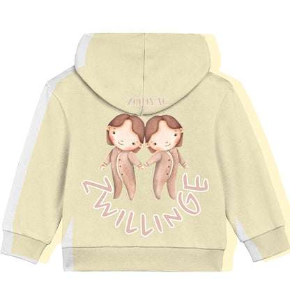 Sweat à capuche zippé Little Twins